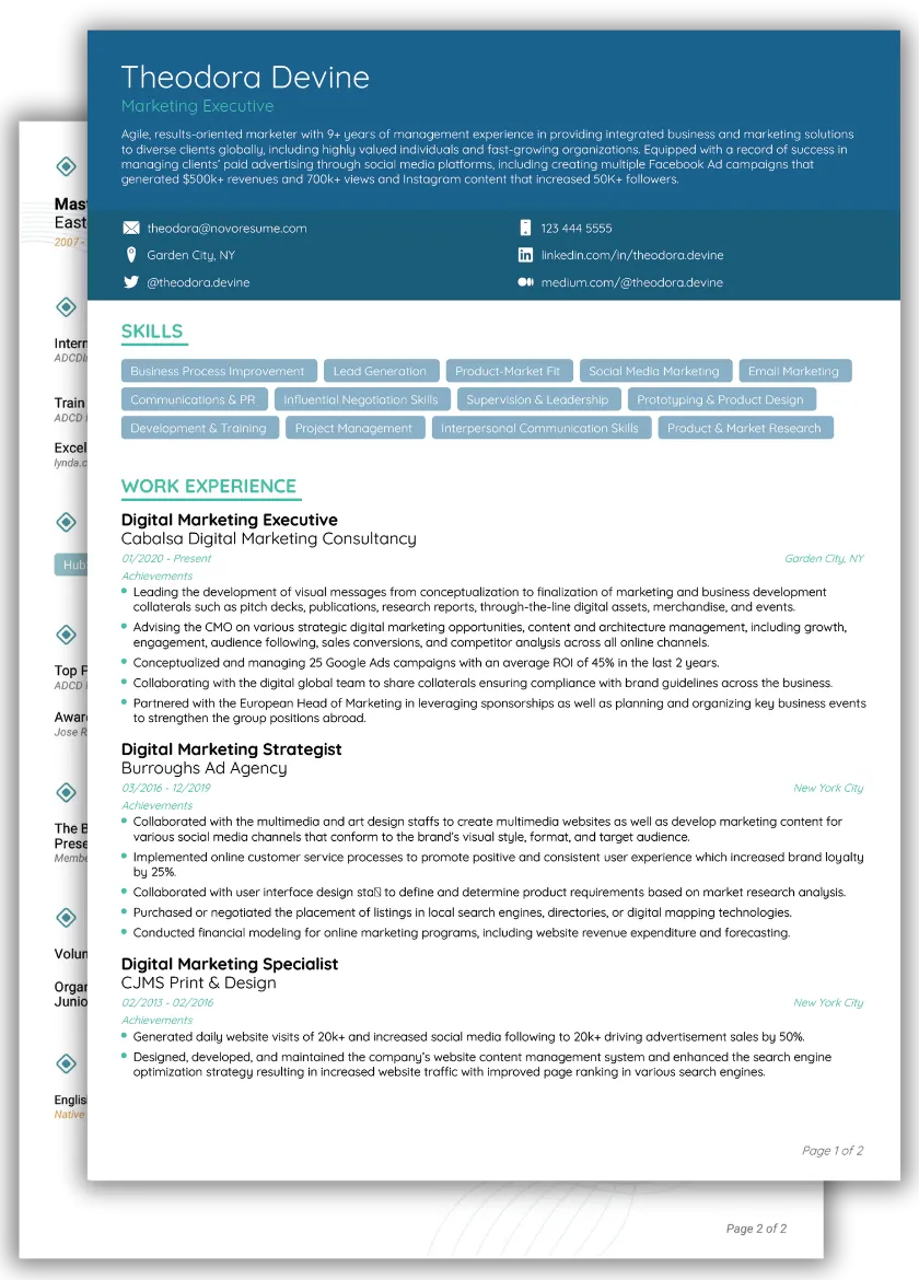 Creative CV Template
