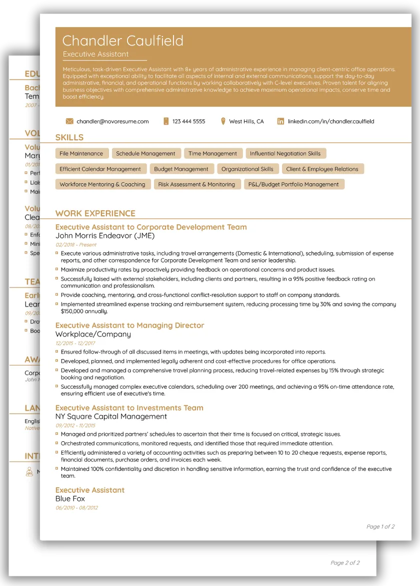 Tech CV Template