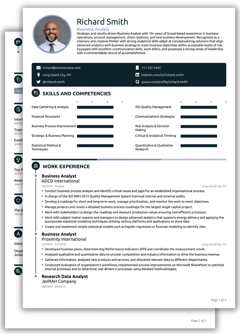 Skill-Based CV Template