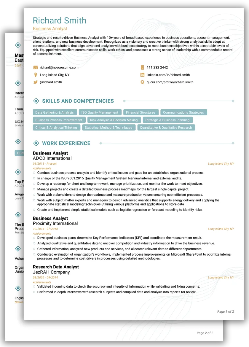Minimalist CV Template