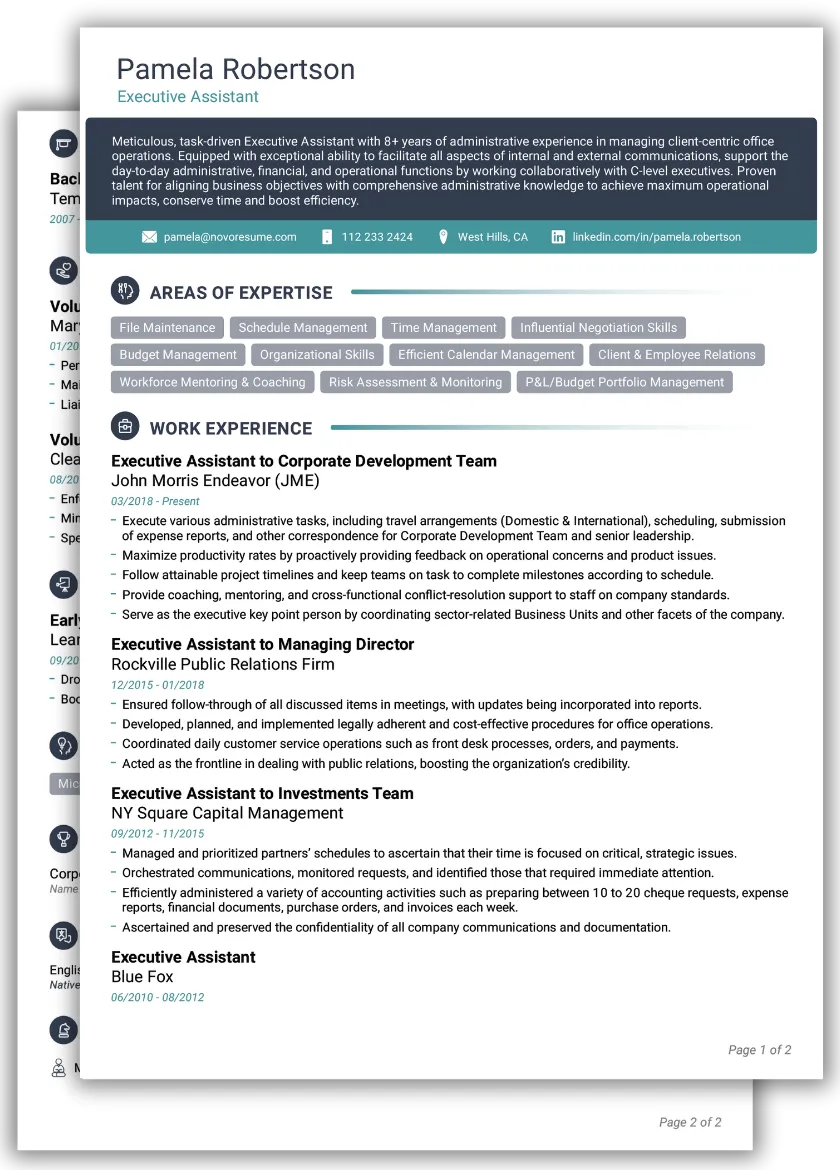 Hybrid CV Template