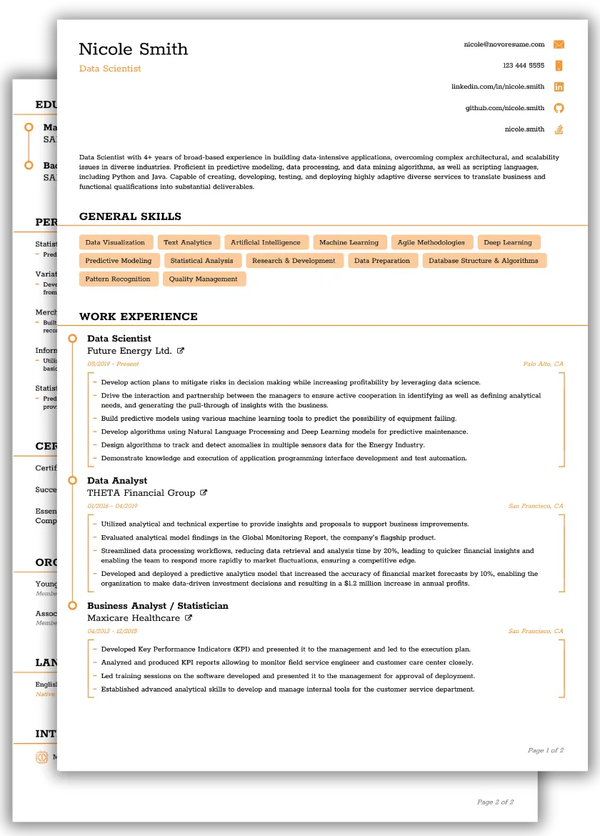 Modern CV Template