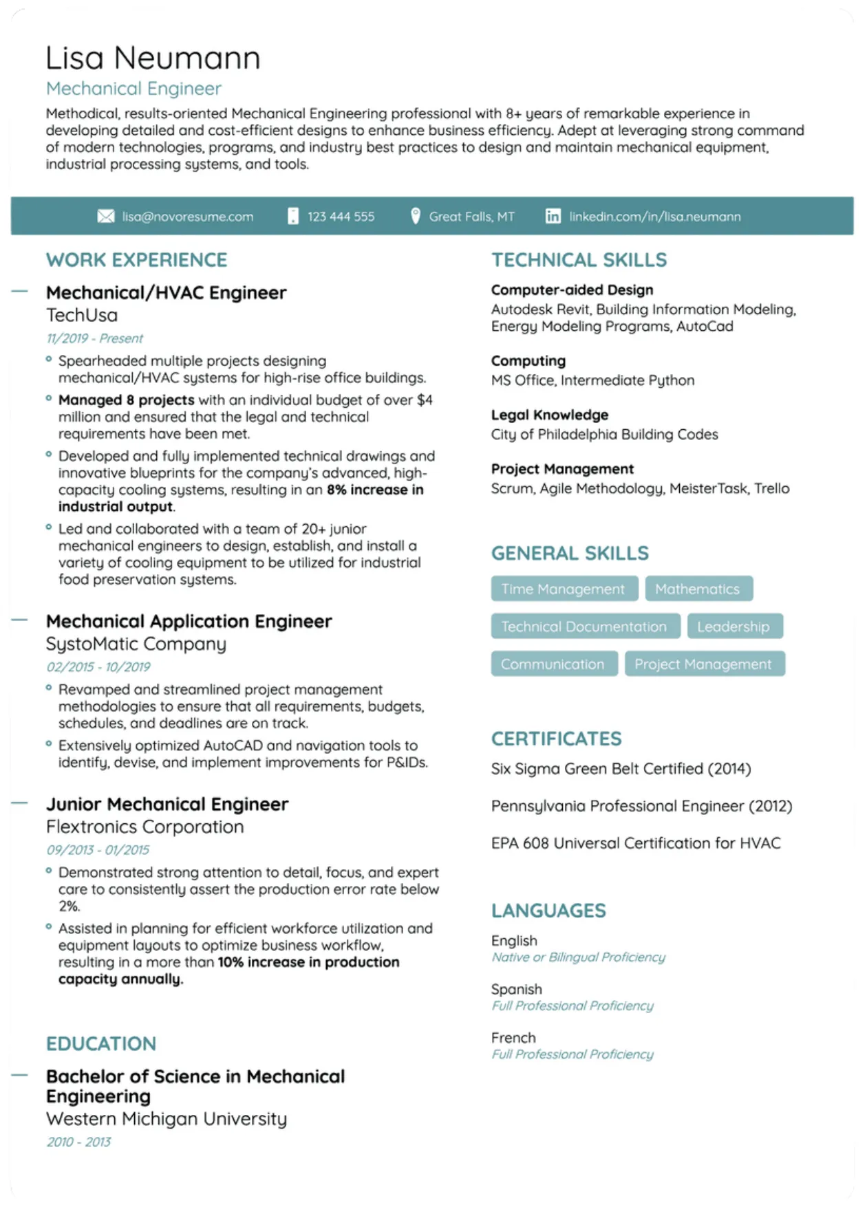 Simple Templates for Cover Letter